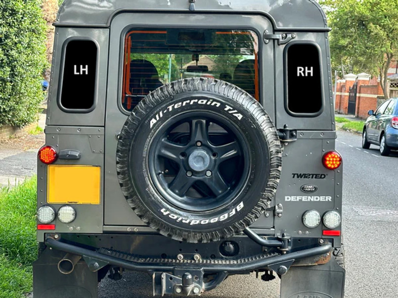 MUD-0114 - Land Rover Defender Rear Quarter Window Infill Panels - by MUD UK Image 5