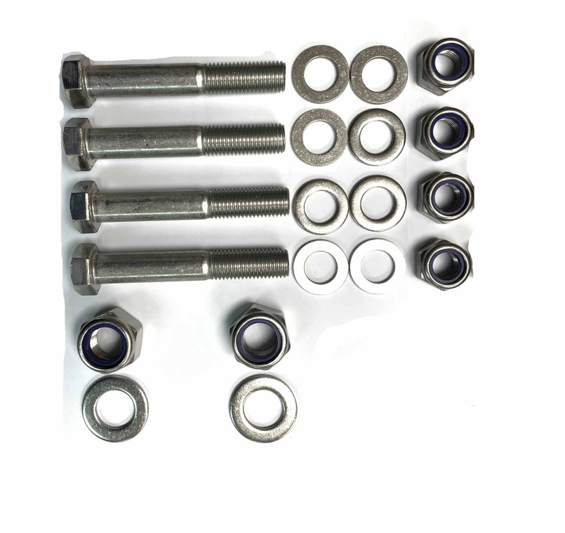 BKFRASS1 - Stainless Steel Hex Head Bolt Kit - Front Radius Arm - Defender 1987-2016 - by DDS Image 1