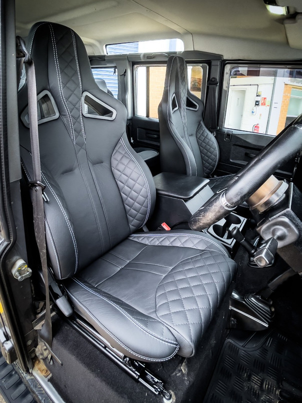EXT340 - Elite Sport Seat for Land Rover Defender - By Exmoor Trim - Comes as a Pair In Multiple Trim Options Image 5