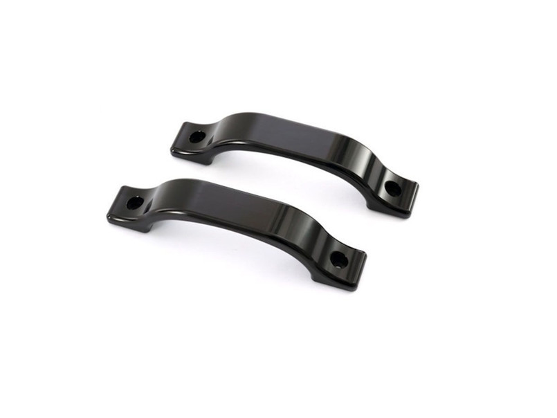 LRC1792 - ORP22 Pair of Internal Door Handles - Anodised Black - Land Rover Defender 1987-2016 - by Optimill Image 2