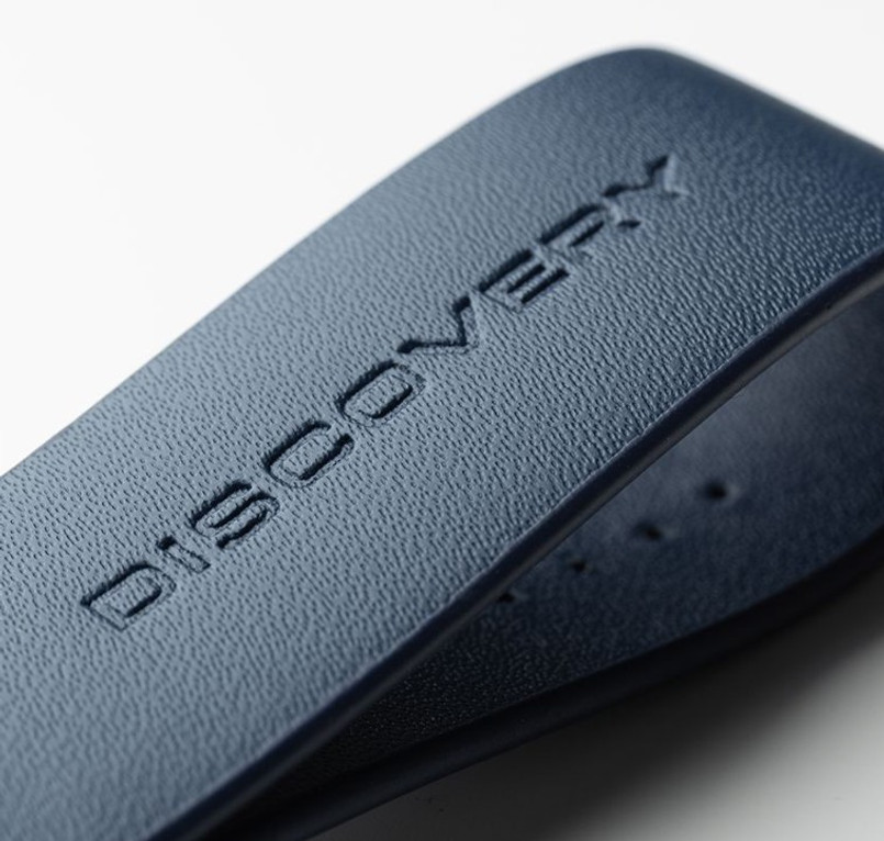 YLKR225NVA - Discovery Leather Loop Key Ring - Genuine Land Rover Gear Image 2