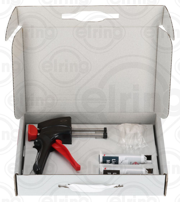 B50.950 - Liquid Repair Kit - 2 Part Adhesives for Plastic and Metal - Includes Dispensing Gun and Mixing Tubes - by Elring Image 4