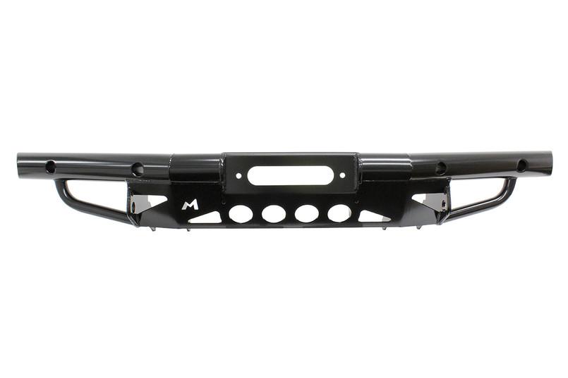 TF003NC - Terrafirma Tubular Winch Bumper - Defender - Non A/C - No Cutting Required Image 1