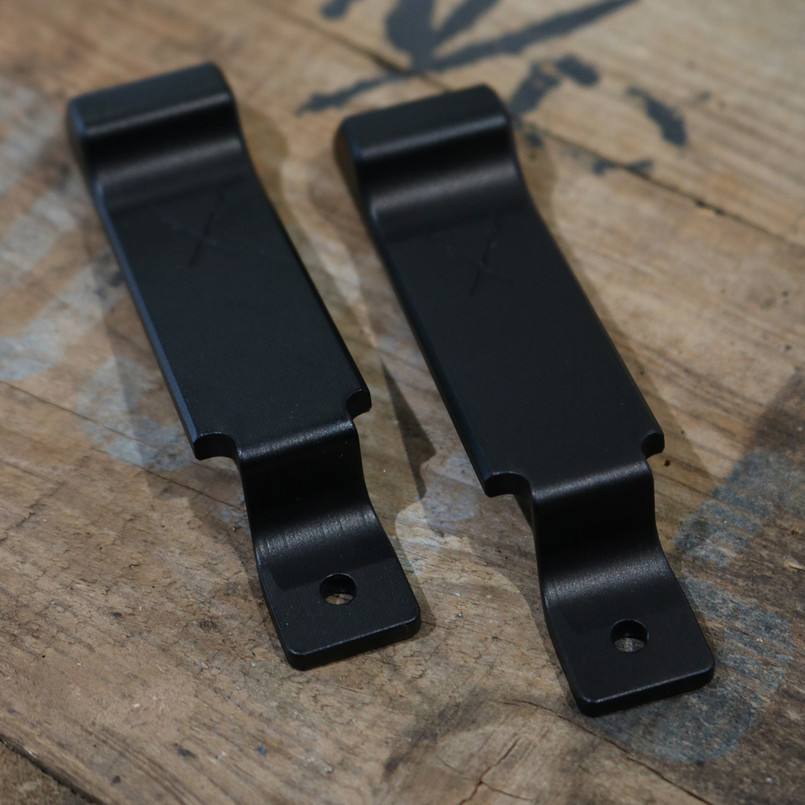 EXT014-182 - Billet Aluminium Interior Door Lock Pin - Black (Pair) - by Exmoor Trim Image 1