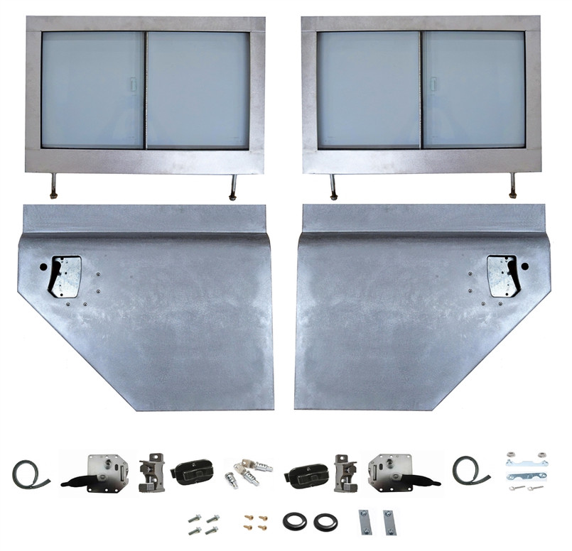 LRC10846 - Front & Side Defender Door Conversion Kit - Set of 4 Doors to fit Series 3 Doors to your Defender - Includes Galvanised Door Bottoms Image 3