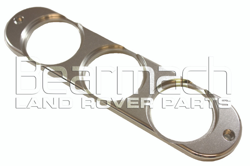 LRC1529 - Defender Aluminium Centre Dash Panel - With Three 52mm Gauge Cut Outs - Defender 1983-1993 - Manufactured in the UK by Croytec Image 2