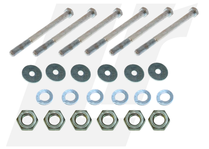 LRC10857 - Bulkhead Support Brackets to Chassis Bolt Kit - Land Rover Series 2, 2A and 3 Image 1
