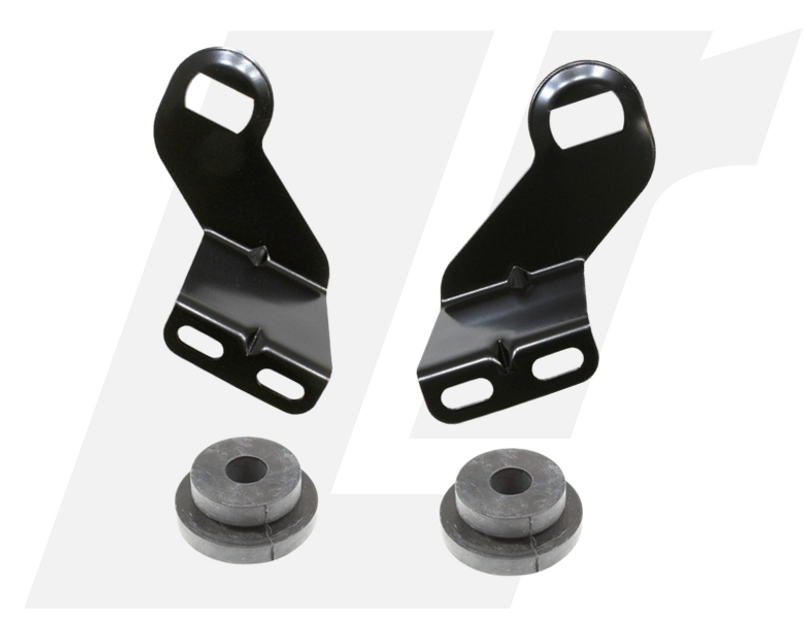 LRC10861 - Radiator Bracket and Rubber Kit - Defender 200TDI & 300TDI Image 1