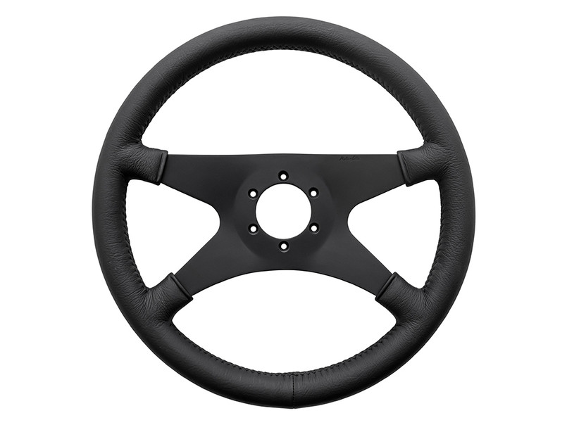 DA5266 - Moto-Lita Mk8 Eagle 4 14" Steering Wheel - Dished - Black Leather Image 1