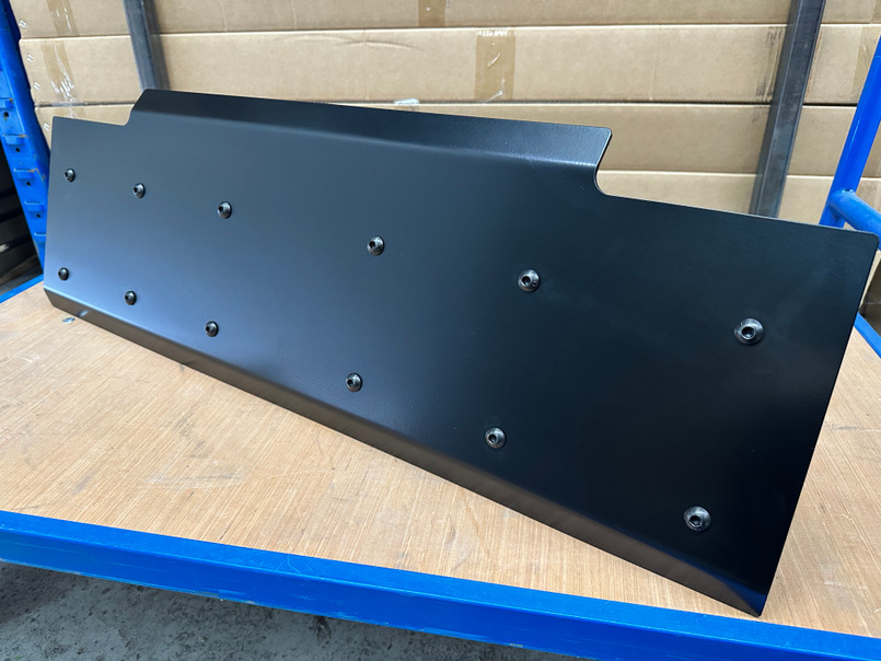 LRC8254 - Mantec Steering Guard for Land Rover Defender - Black Edition - Plain Image 1