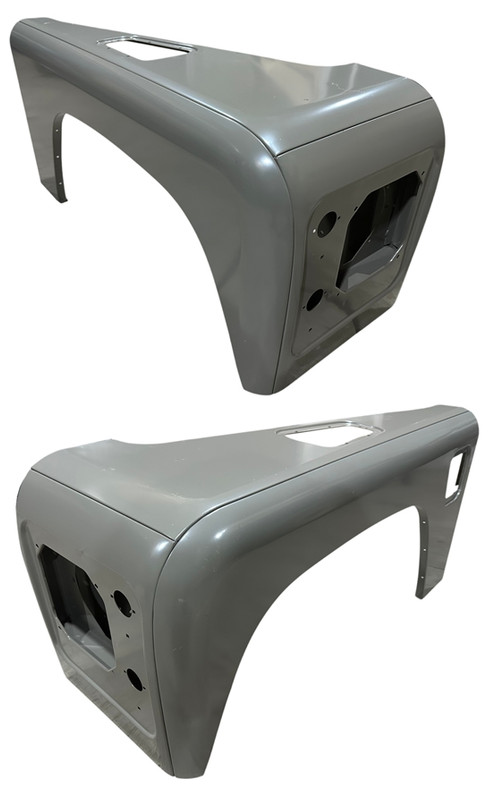 JWP8164 - Pair of Right & Left Heavy Duty Steel Complete Front Wings - Top & Front & Side Assembly - Defender 1983-1994 200tdi, TD and NA - by SP 4x4 Image 1
