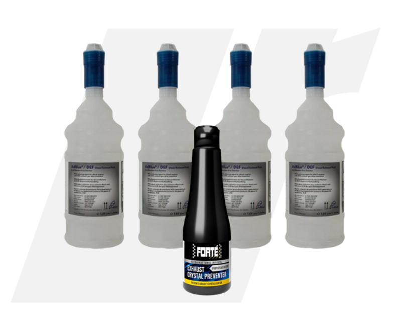 LR072258 - AdBlue Diesel Exhaust System Fluid and 152 Forte Exhaust Crystal Preventer Set - Range Rover L405, Range Rover Sport L494, Evoque Mk 1, Discovery Image 1