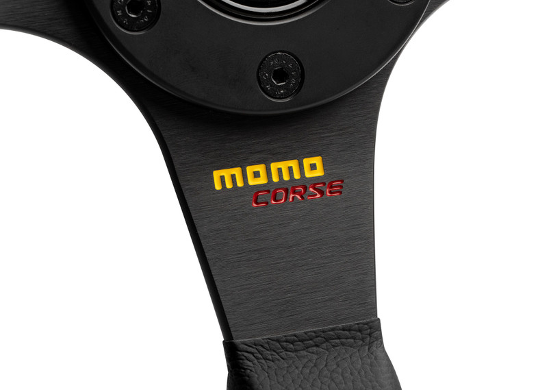 VMCO2BLK351PR - MOMO Corse 2.0 Steering Wheel - The Original Corse Steering Wheel From The 1990's Has Been Re-Styled And Re-Launched For 2026 Image 4