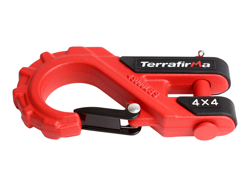 TF3382 - Terrafirma Extreme Winch Hook - 45000lbs - Available in Black or Red Image 2