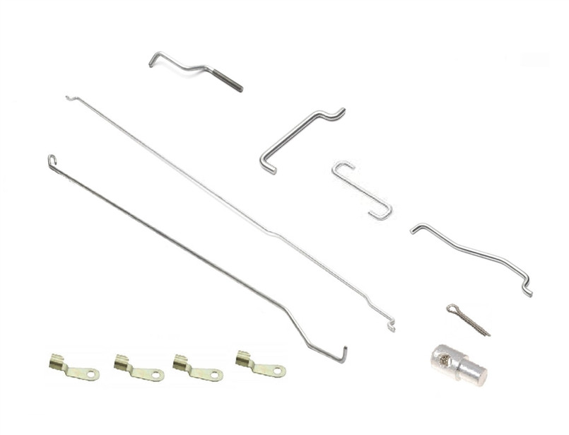 JWP5023 - 2nd Row Push Button Door Full Link Rod Kit - Right Hand - Land Rover Defender 1983-2016 Image 1