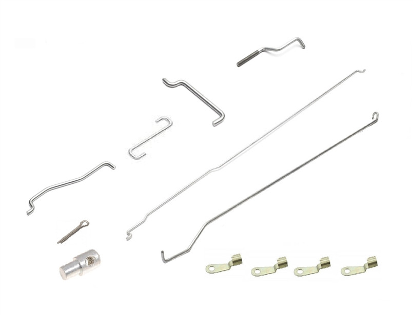 JWP5024 - 2nd Row Push Button Door Full Link Rod Kit - Left Hand - Land Rover Defender 1983-2016 Image 1