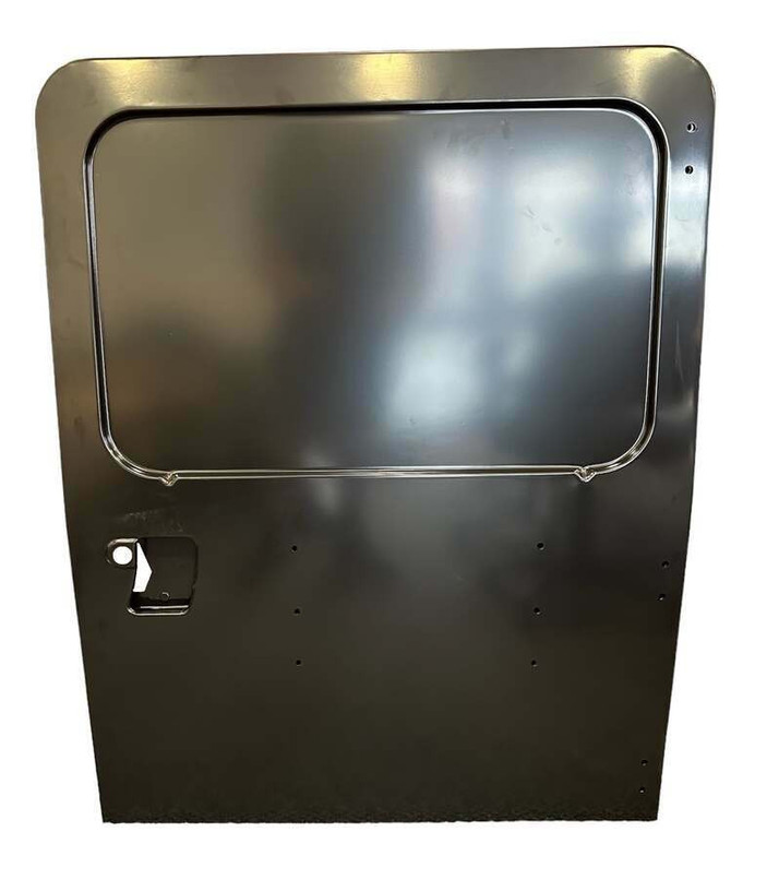LR075816COM - One Piece Steel Puma Rear Door for Commercial Land Rover Defender Models - 1983-2016 - NO WINDOW *DAMAGED - REDUCED TO CLEAR* Image 1