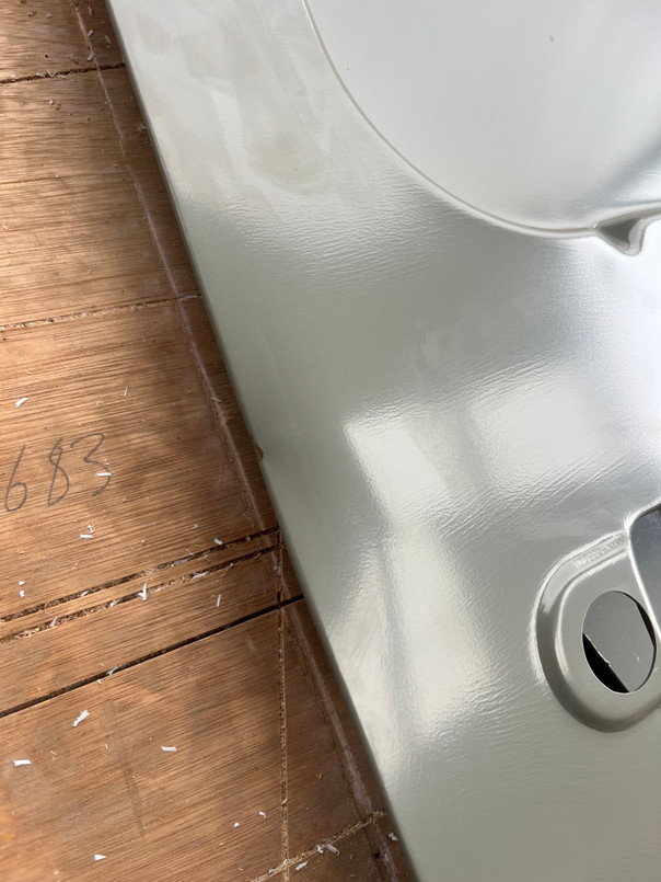 LR075816COM - One Piece Steel Puma Rear Door for Commercial Land Rover Defender Models - 1983-2016 - NO WINDOW *DAMAGED - REDUCED TO CLEAR* Image 4