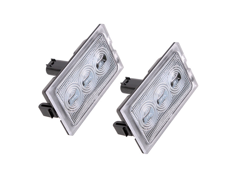 TF03431 - Pair of LED Number Plate Lamps - Discovery 3 & 4, Freelander 2 and Range Rover Sport 2005-2013 Image 1