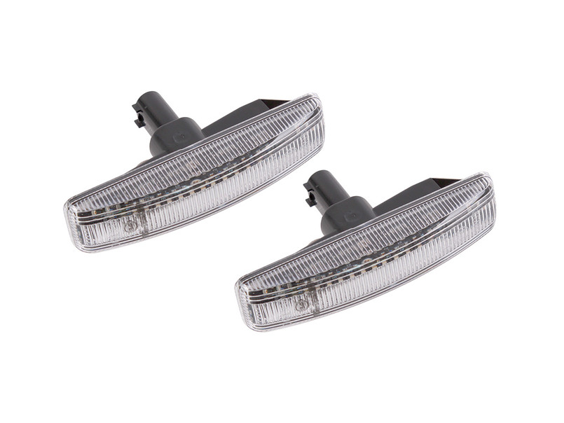 TF31501 - Pair of Clear LED Side Repeater Lamps - Discovery 3 & 4, Freelander 2 and Range Rover Sport 2005-2013 Image 1
