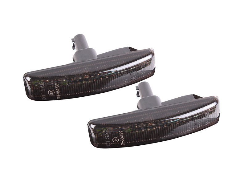 TF31502 - Pair of Smoked LED Side Repeater Lamps - Discovery 3 & 4, Freelander 2 and Range Rover Sport 2005-2013 Image 1