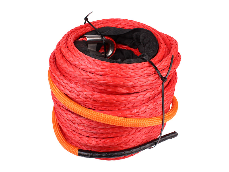 TF3344 - TERRAFIRMA 50M RED SYNTHETIC WINCH ROPE FOR THE TWIN MOTOR Image 1