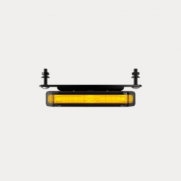 OZZ WL1 65 - Warning Light LED - Double Flash Light Pattern - Available in Black Image 1