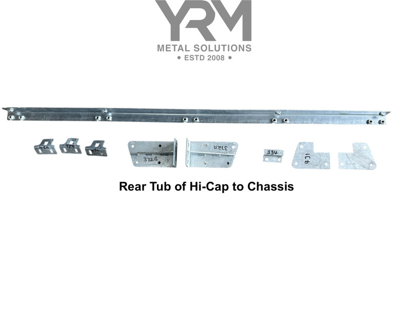 YRM511 - Galvanised Body to Chassis Brackets Kit - Land Rover Defender 110 2 Door Hi-Cap - by YRM Image 4