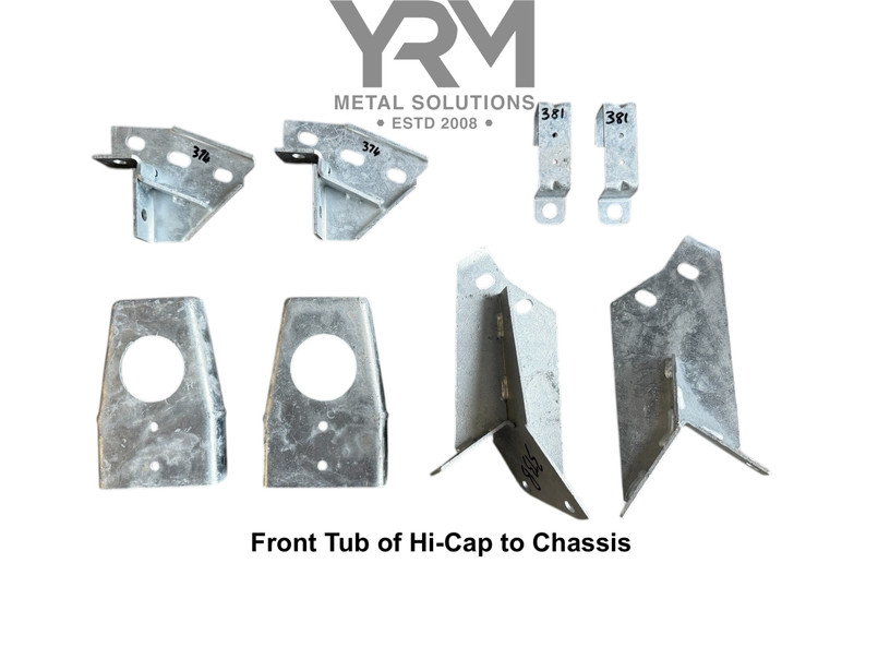 YRM511 - Galvanised Body to Chassis Brackets Kit - Land Rover Defender 110 2 Door Hi-Cap - by YRM Image 3