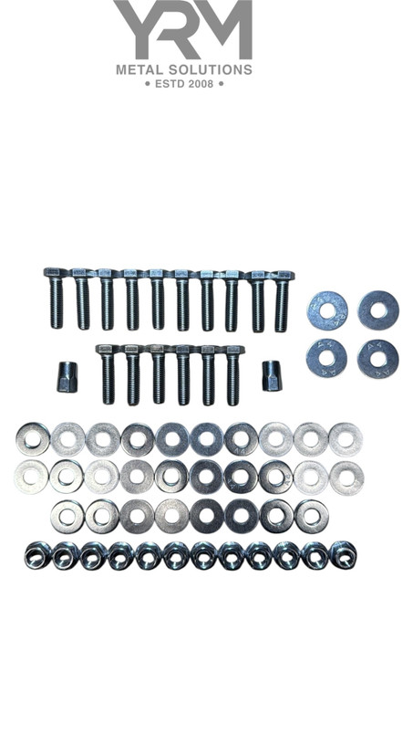 YRM1157 - Side Step Fixing Kit - Stainless - Land Rover Defender 1983-2016 with Tubular Side Steps - by YRM Image 1