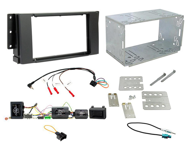 CTKLR07 - Double DIN Radio Installation Kit - Land Rover Freelander (2006-2014) with Fibre Optic Amplifiers Image 1