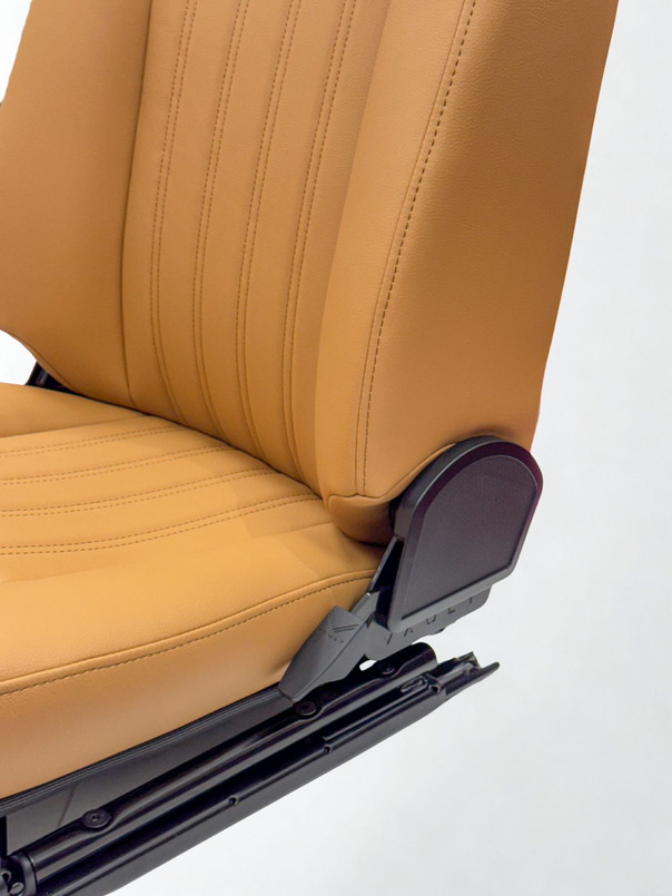 LRC10965 - V2 High Back Series Front Seats - Pair - Land Rover Defender 90 & 110 - Available in Vegan Leather - Black or Tan Vinyl- by Vault Image 8