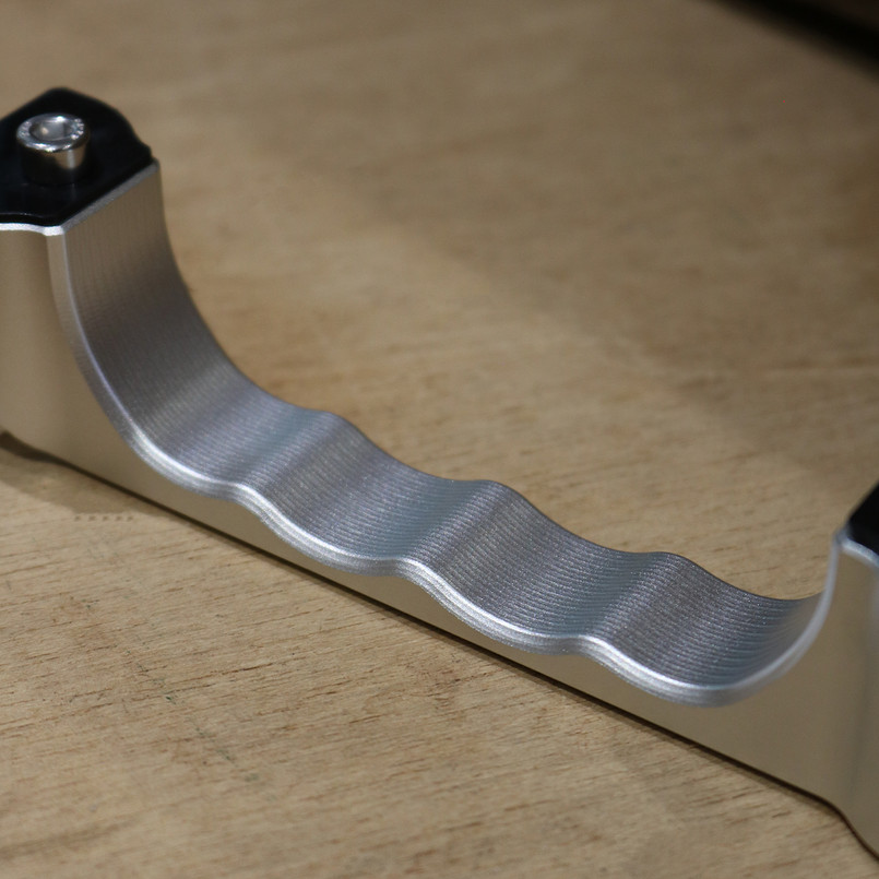 EXT014-174 - MK2 Defender Billet Aluminium Door Handles - Comes as a Pair in Silver Billet Aluminium - Can Be Fitted to Either Front or Rear - by Exmoor Trim Image 14