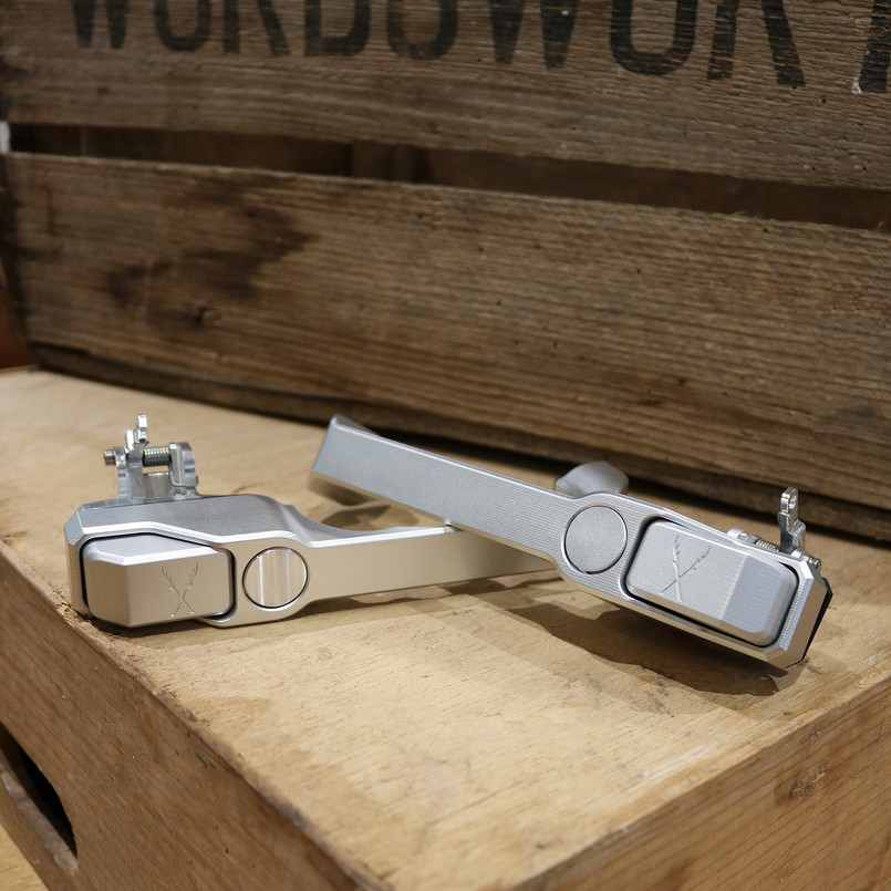 EXT014-174 - MK2 Defender Billet Aluminium Door Handles - Comes as a Pair in Silver Billet Aluminium - Can Be Fitted to Either Front or Rear - by Exmoor Trim Image 2