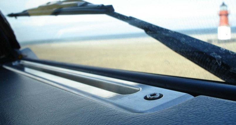 LRC1551 - Defender Aluminium Heater Vents Trims - Fits 1989-2006 - Comes as a Pair - Manufactured in the UK by Croytec Image 2