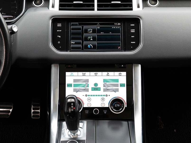 DA5339 - 9" Touchscreen Climate Control Upgrade Panel - Range Rover Sport - 2014 - 2017 - with CD slot Image 2