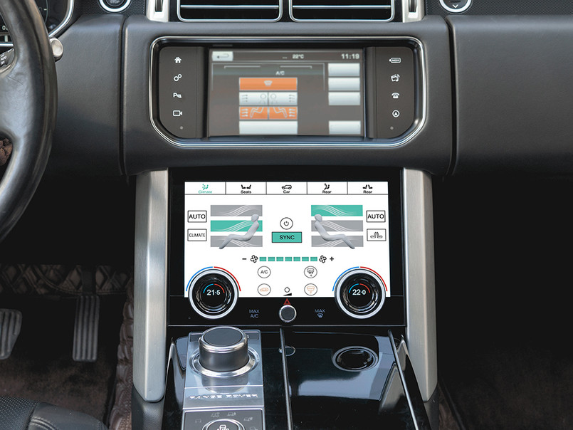 DA5345 - 10" Touchscreen Climate Control Upgrade Panel - Range Rover Vogue - 2013 - 2017 Image 2