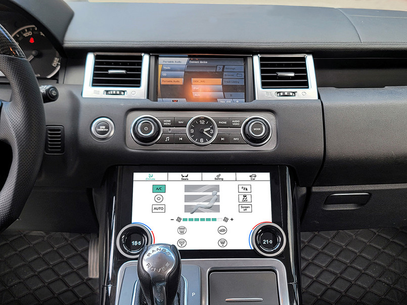 DA5349 - 10" Touchscreen Climate Control Upgrade Panel - Range Rover Sport - 2010 - 2013 Image 2