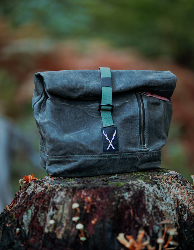 EXT551 - Waxed Canvas Roll Top Bag - by Exmoor Trim - Various Colours Available Image 5