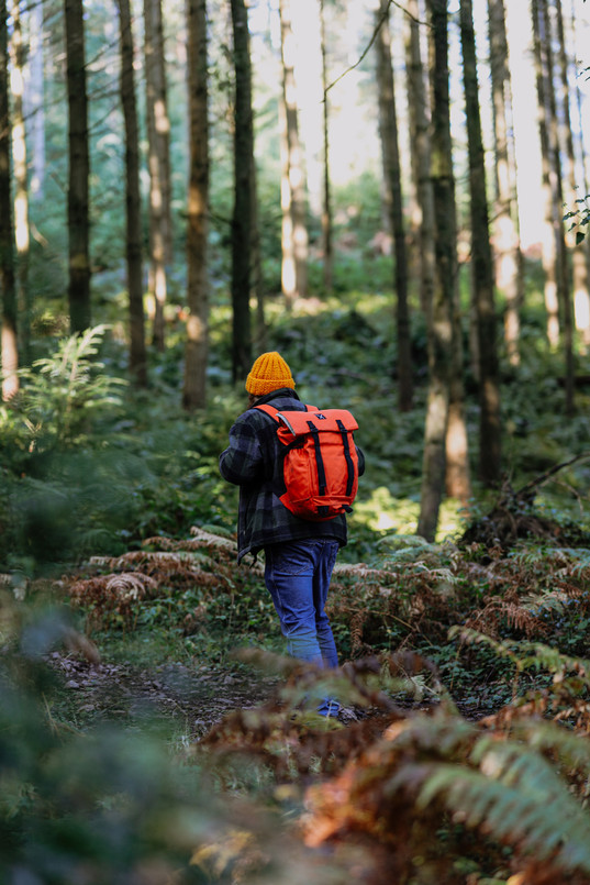 EXT551 - Waxed Canvas Ruck Sack with Black Straps - by Exmoor Trim - Various Colours Available Image 2