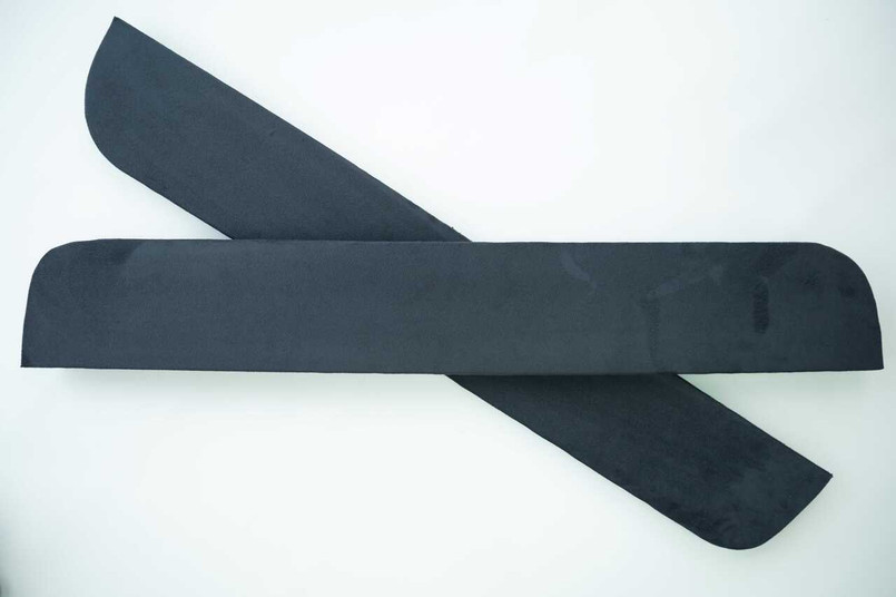 D532051 - Pair of Alpine Window Covers - Alston Technosuede Finish - Defender 90 or 110 - by Vault UK Image 2