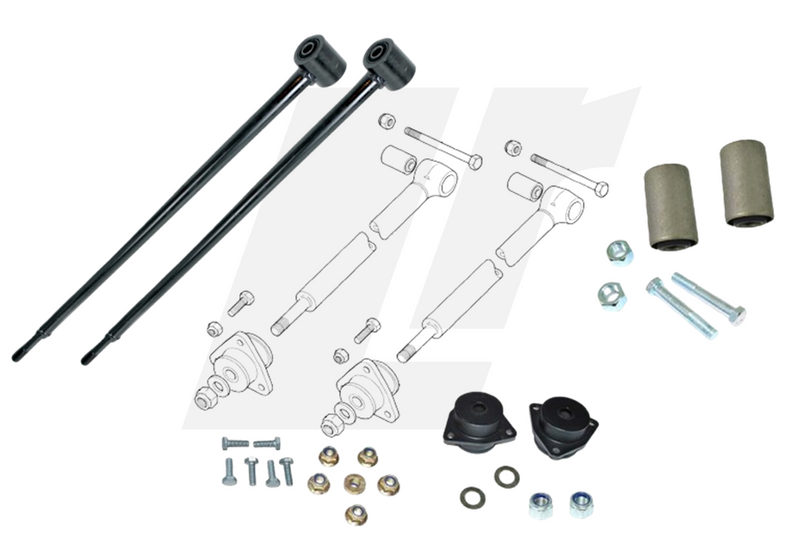 LRC11010 - Rear Radius Arm / Trailing Arm / Link Bar (Rear of NTC8328 / LR021639 ) and Fixings Kit - Defender, Discovery and Range Rover Classic Image 1