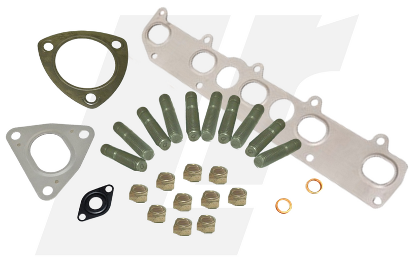 LRC11012 - Uprated TD5 Exhaust Manifold Studs Kit - Includes Gaskets - Defender and Discovery Image 1