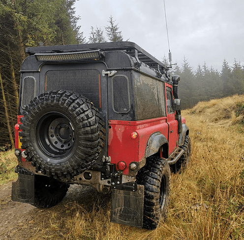 EXT00351/2 - ORE Spare Wheel Carrier - Land Rover Defender Image 6