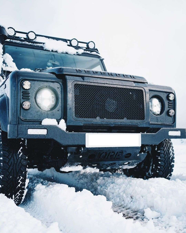 EXT00379-82 - ORE Front Bumper - CRANKED - Land Rover Defender Image 1