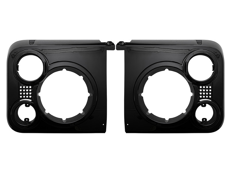 LR008361B - Grille & Headlight Surround Set - Black - Defender 2007-2016 Image 3
