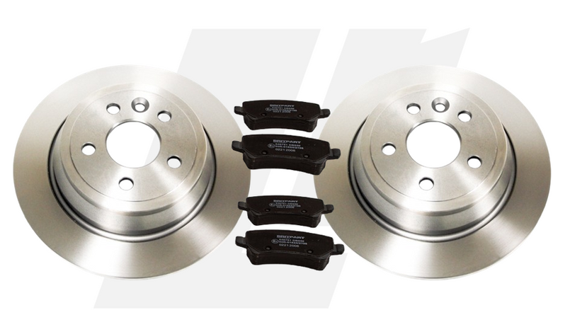 LRC11075 - Rear Brake Discs and Pads Kit - For Freelander 2 - Fits from DH000001 Image 1