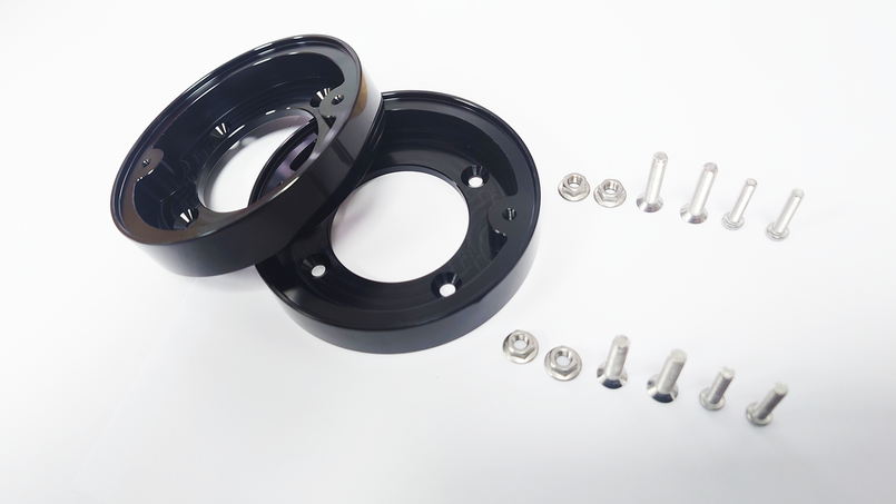 LRC2742 - LED Reverse and Fog Lamp Kit with Plinths and Fittings for Land Rover Defender - Perfect Upgrade either Standard Plinths or Aluminium Image 2