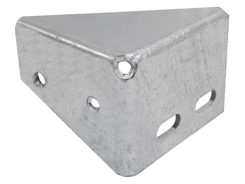 LR011892 - Defender 110 Rear of Sill to Body Support Bracket - Galvanised - Right Hand - Fits from 1983-2016 Image 1