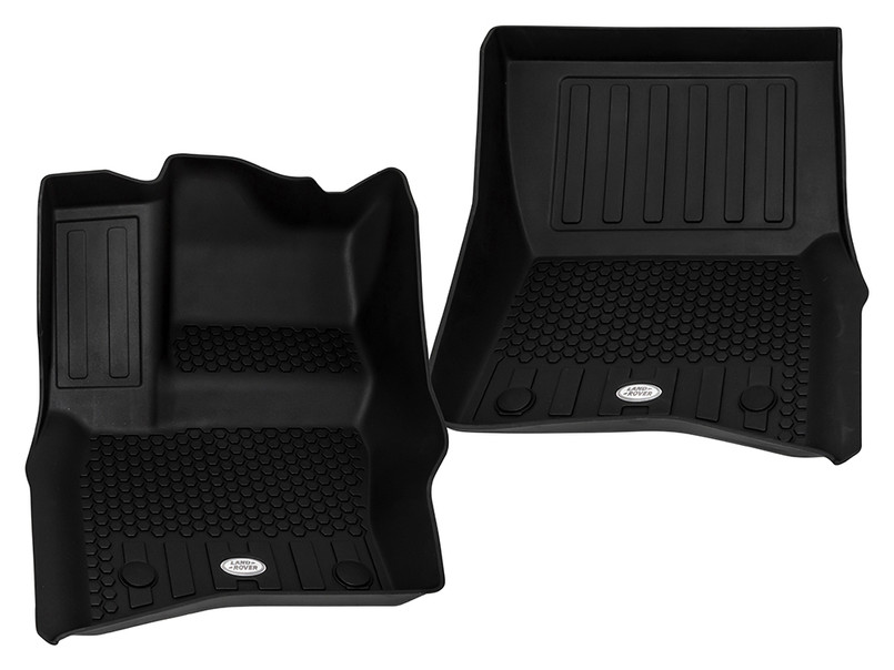 VPLLE0047 - Front & Rear Deep Sided Rubber Mat Set - Defender 110 2020 onwards - Left Hand Drive - without 3rd Row - Genuine Land Rover Image 2